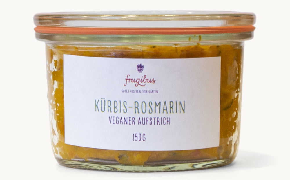 Veganer Austrich Kürbis-Rosmarin